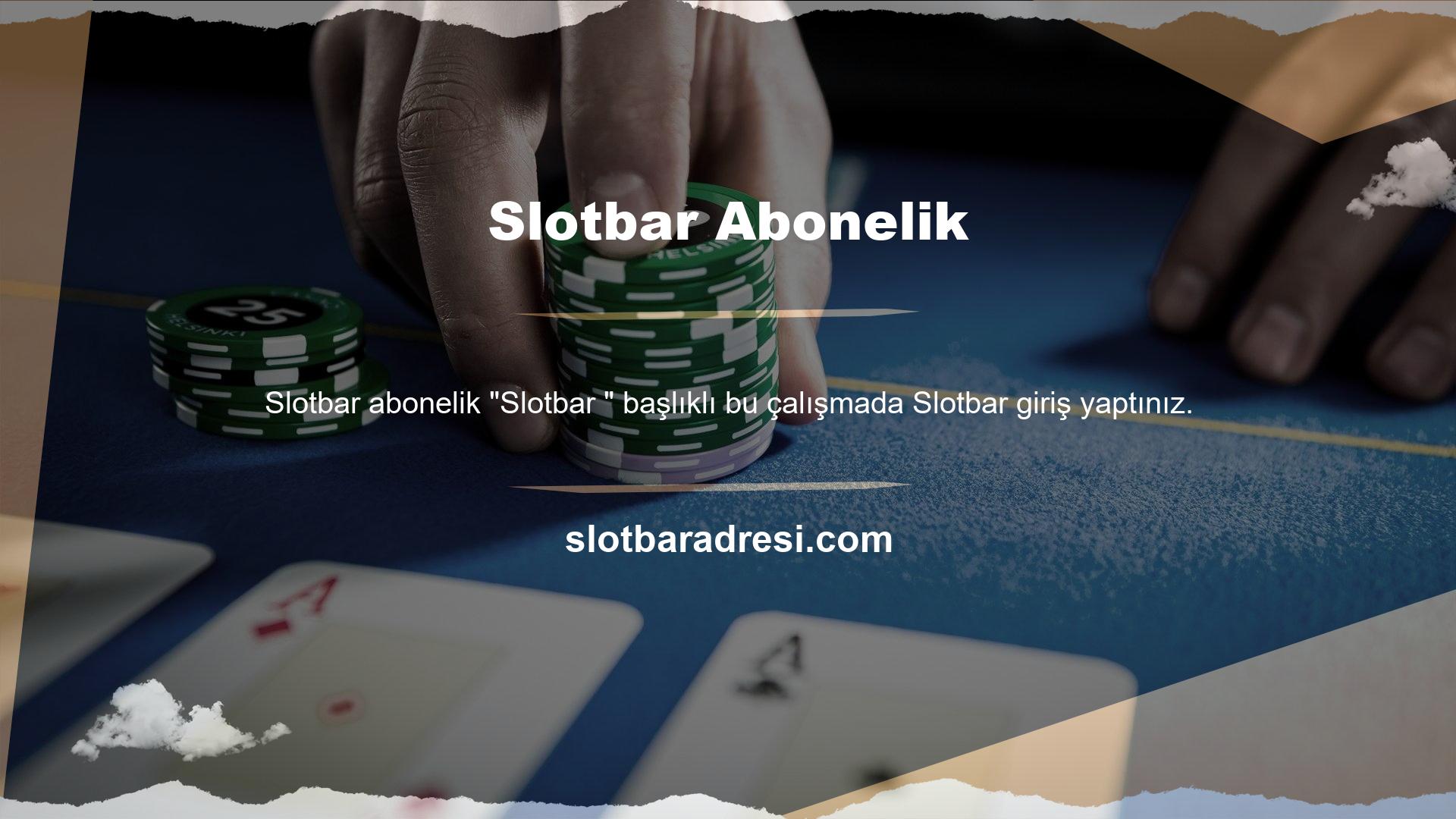 Slotbar aboneliği siz değerli kullanıcılarımıza bilgi verir biz size haber veririz