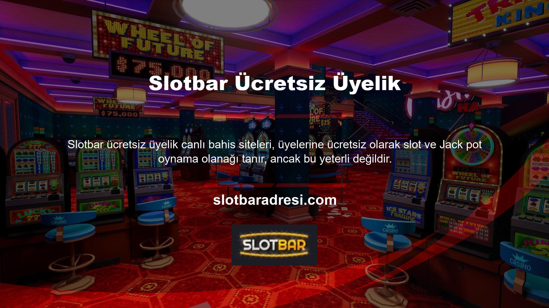 Slotbar TV uygulaması tamamen ücretsizdir
