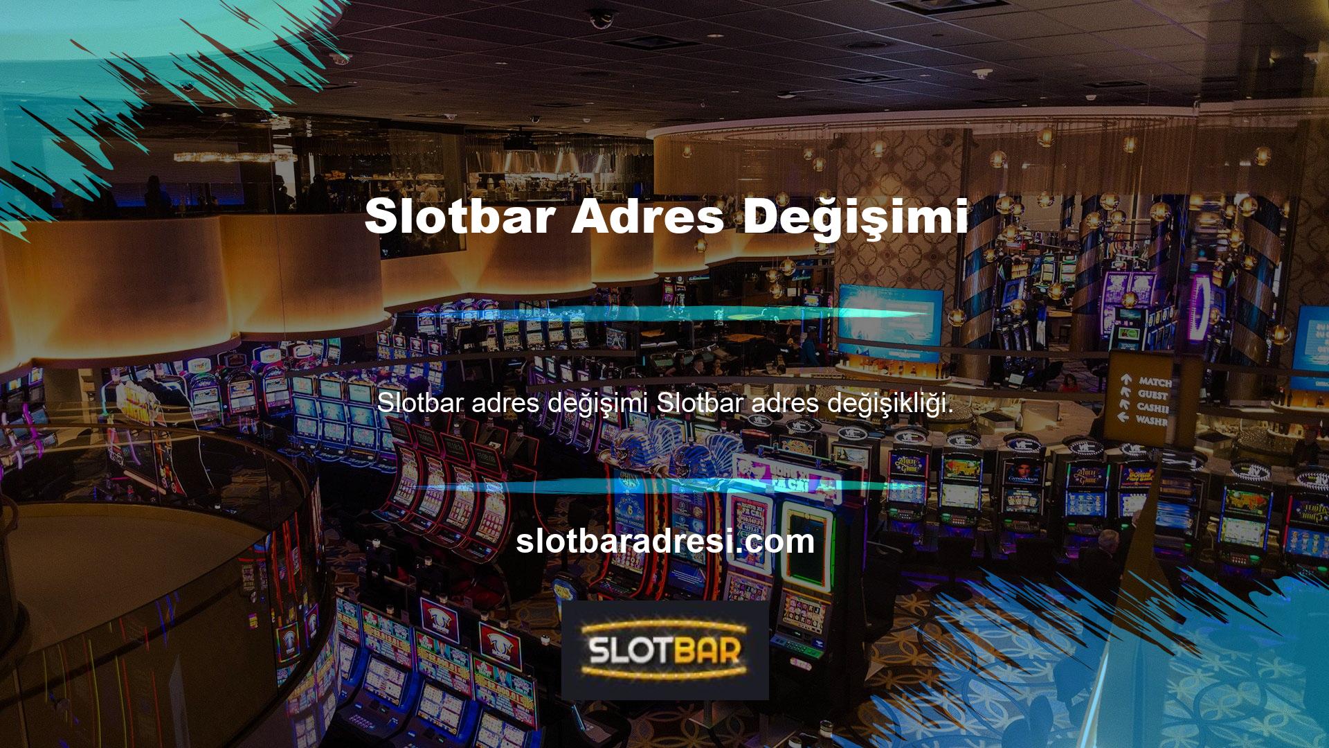 Slotbar adres değişikliği, ülkemizdeki düzenlemeler nedeniyle herhangi bir bahis sitesi İnternet geçerlilik sertifikası vermeyecektir